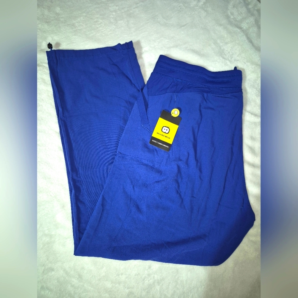 Wonder Wink Women's Blue Scrub Pants